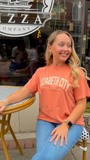 "Harbor Signature Tee" in Terracotta by Replica Youth