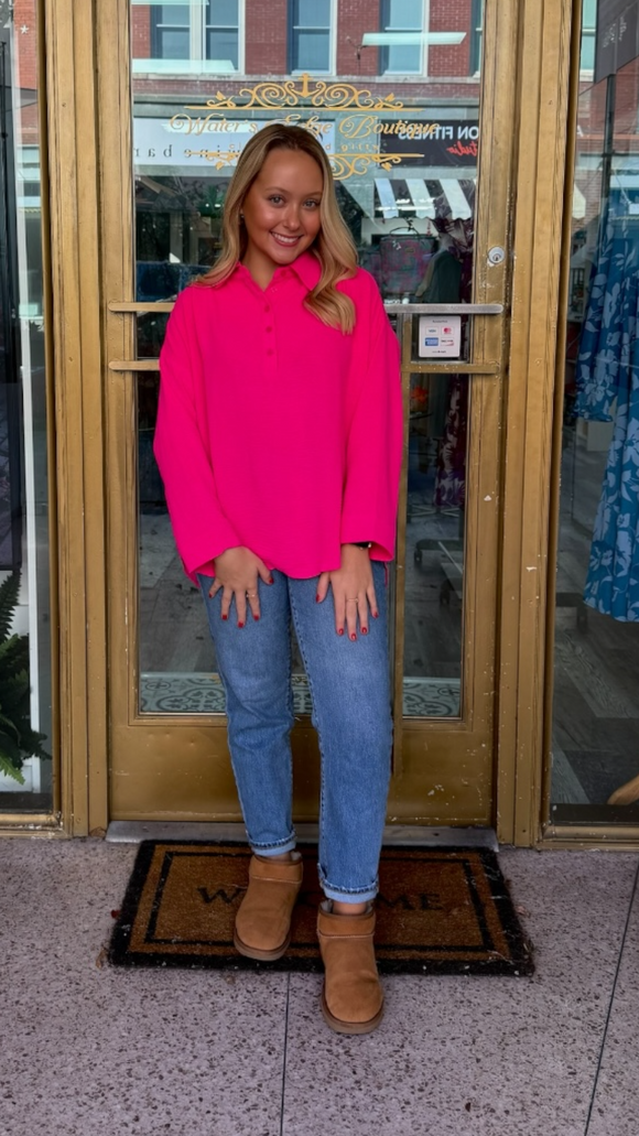 Jordan Solid Drop Shoulder Top