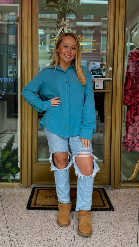 Corrine Washed Cotton Shirt