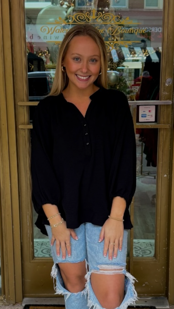 Cora Raglan Sleeve Blouse