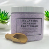 Relaxing Mineral Salt Soak - Purple by Copper Canyon Soap Co