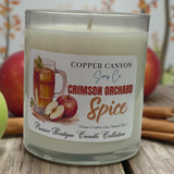 "Crimson Orchard Spice" Premier Boutique Candle Collection by Copper Canyon Soap Co