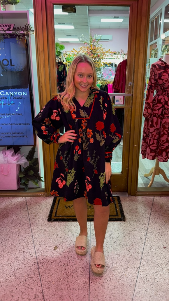 Gia Mix Floral Dress