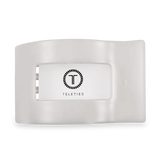 Coconut White Medium Flat Rectangle Clip by TELETIES