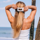 Coconut White Large Flat Rectangle Clip by TELETIES