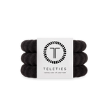 TELETIES Small Hair Ties ~ Jet Black~ Nylon