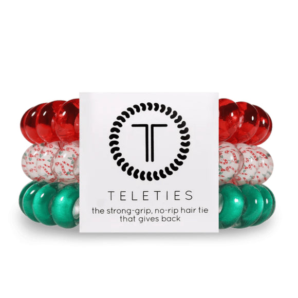 TELETIES Large Hair Ties ~ All I Want for Christmas