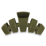 TELETIES Large Clips ~ Olive