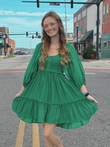 Jayden Smocked Tiered Dress