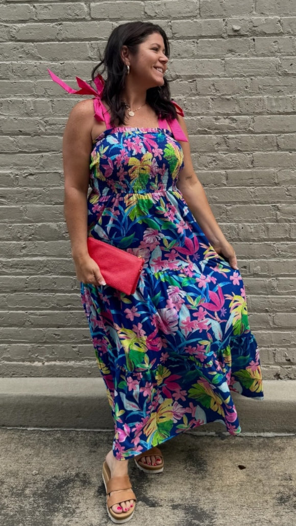 Brook Blue Maxi Dress