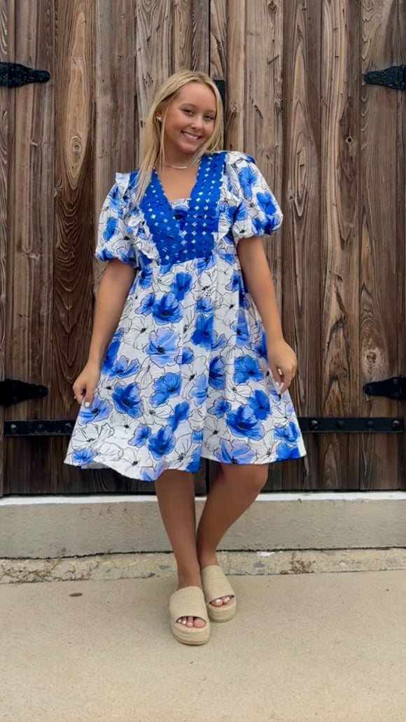 Ashley Floral Print Dress