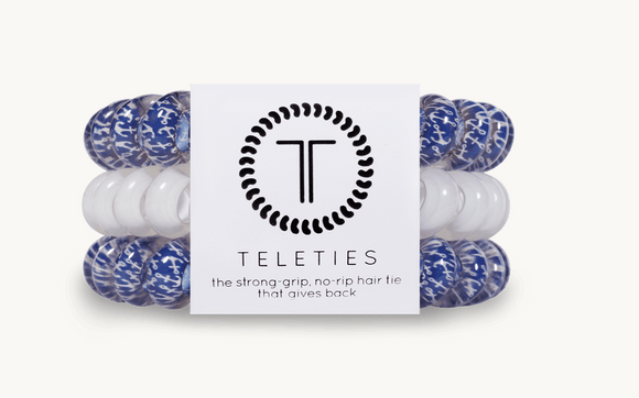 TELETIES Large Hair Ties ~ Anchors Away