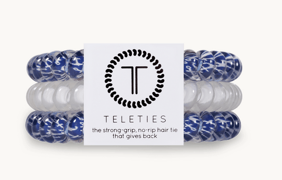 TELETIES Small Hair Ties ~ Anchors Away