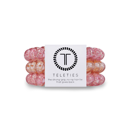 TELETIES Small Hair Ties ~ Flower Power