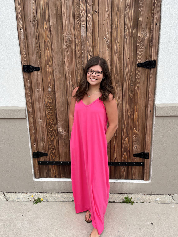 Juliet V Neck Maxi Dress