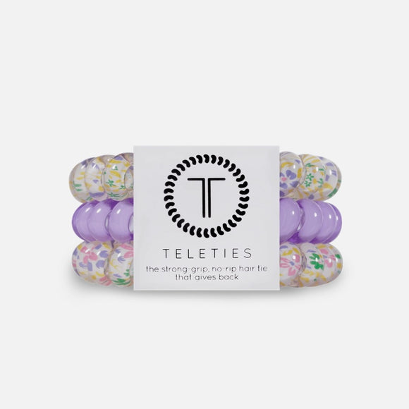 TELETIES Large Hair Ties ~ In Bloom