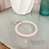 Silicone Sparkled Keychains