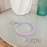 Silicone Sparkled Keychains