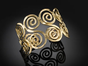 Anju Spirals Gold Bracelet