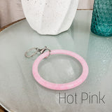 Silicone Sparkled Keychains