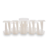 Classic Coconut White Large Hair Clip by TELETIES