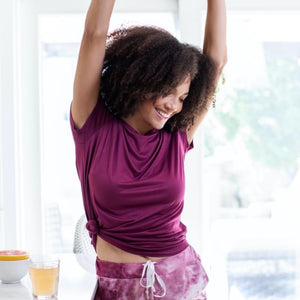 Dream Tee Plum by Hello Mello