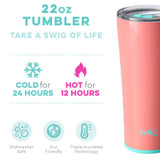 Peony 22oz Tumbler by Swig
