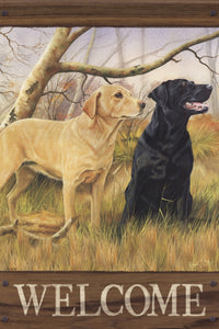FlagTrendz "Sweet Labs" House Flag by Carson
