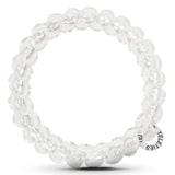 TELETIES Large Hair Ties ~ Crystal Clear
