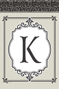 Flag Trendz Timeless Details Monogram "K" Garden Flag by Carson