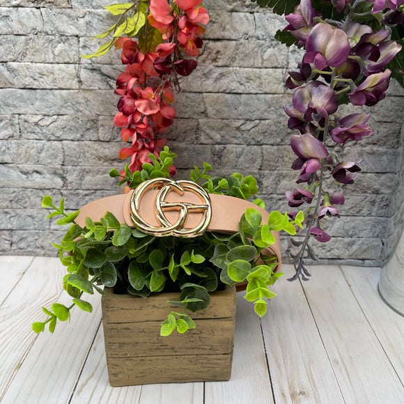 Blush Twisted CG Belt
