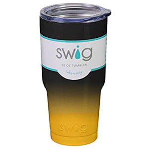 Black & Yellow 30oz Tumbler by Swig