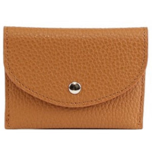 Tan Pebbled Cardholder