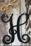 Vine Monogram Letter