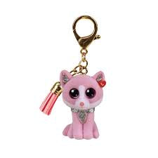 TY Mini Beanie Boos Clip - Fiona the Cat