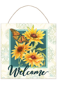 "Sundrenched Blossom" Flag Trendz Metal Sign by Carson