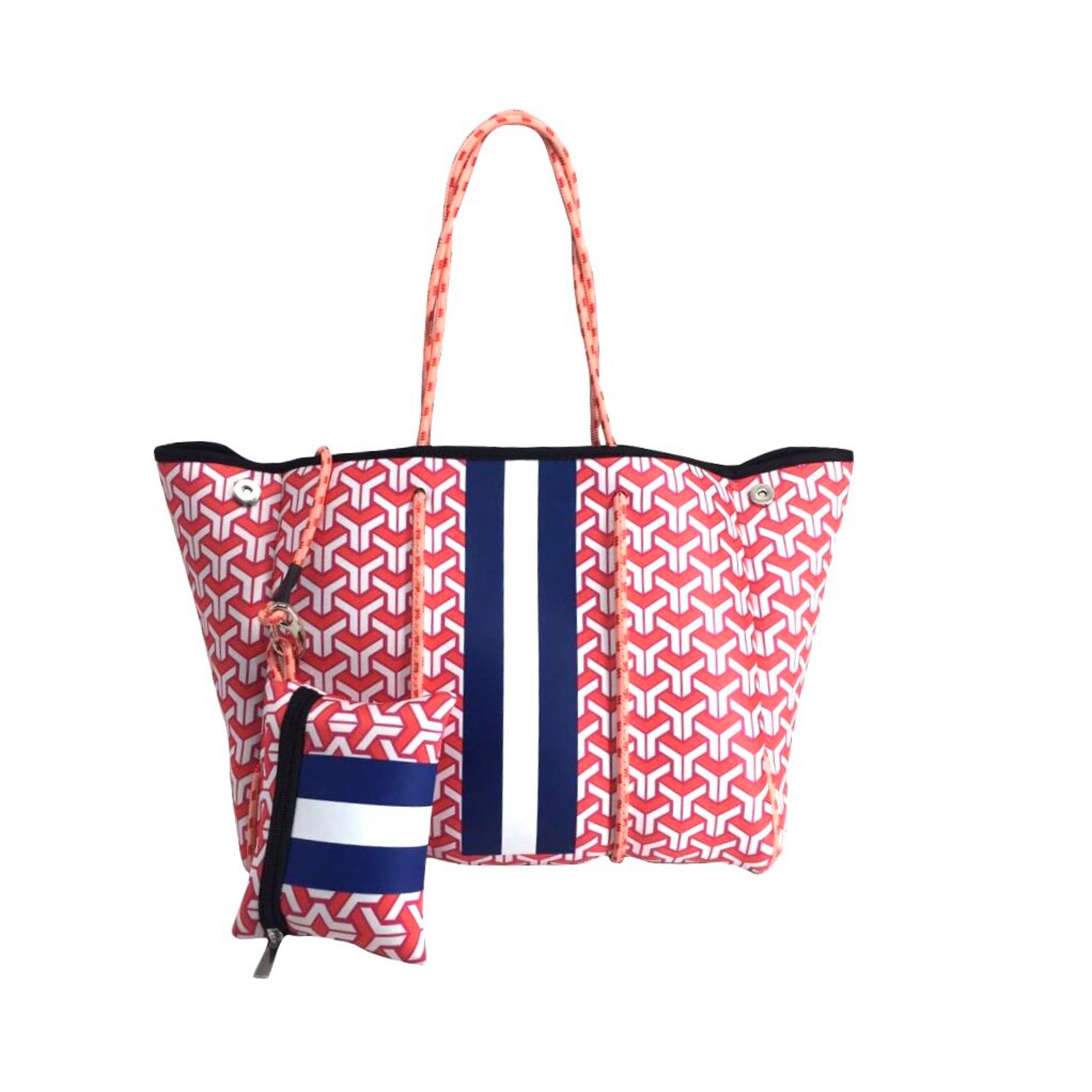 Neoprene Maze Tote, Handbags