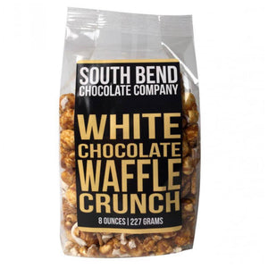 White Chocolate Waffle Crunch 8 oz Bag by South Bend Chocolate Co.