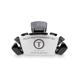 TELETIES Medium Hair Clip ~ Jet Black