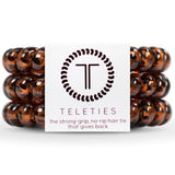 TELETIES Large Hair Ties ~ Tortoise