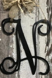Vine Monogram Letter