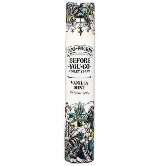 Vanilla Mint .34 FL oz Before You Go Spray by Poo-Pourri