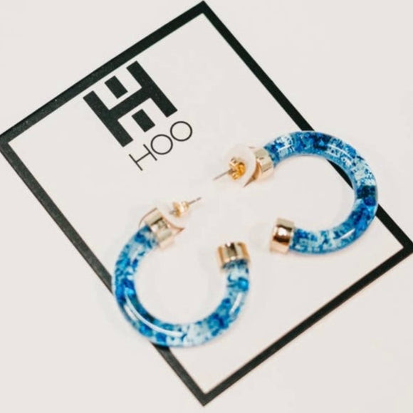 Blue Foil Mini Hoo Hoops
