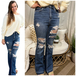 Barbara Flare Denim Pants