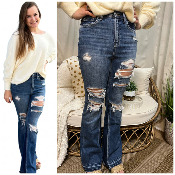 Barbara Flare Denim Pants
