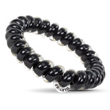 TELETIES Large Hair Ties ~ Jet Black