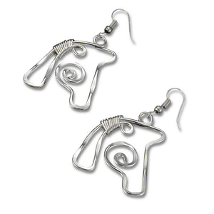 Silver Horse Earrings by Anju