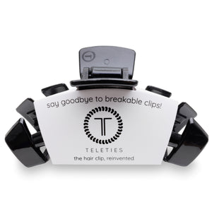 TELETIES Large Hair Clip ~ Jet Black