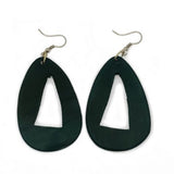 Teardop with Triangle Cutout Earrings by Anju