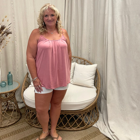 Margot Pleated Tank